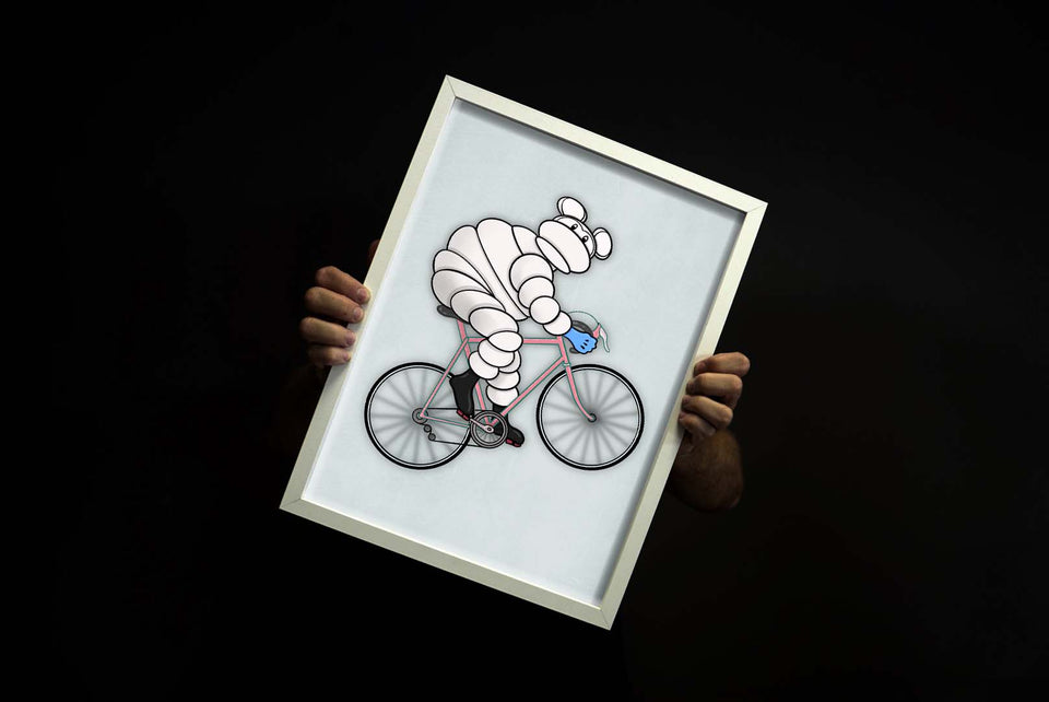 Mickelin Cyclist. Héctor Clarossi. Edición Limitada 15 Unidades.