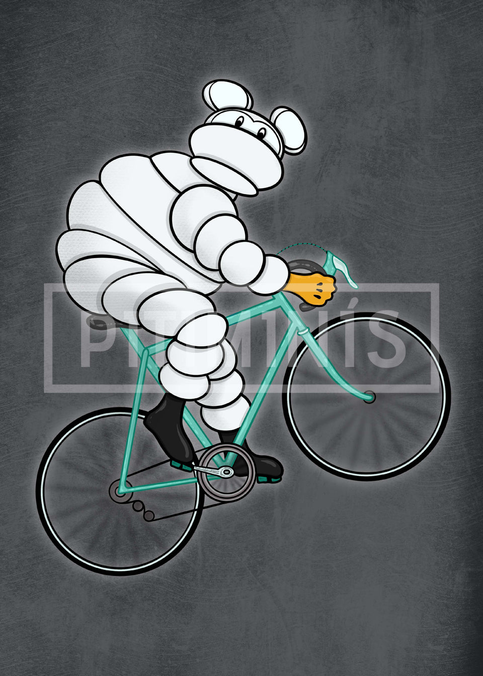 Mickelin Cyclist. Héctor Clarossi. Edición Limitada 15 Unidades.