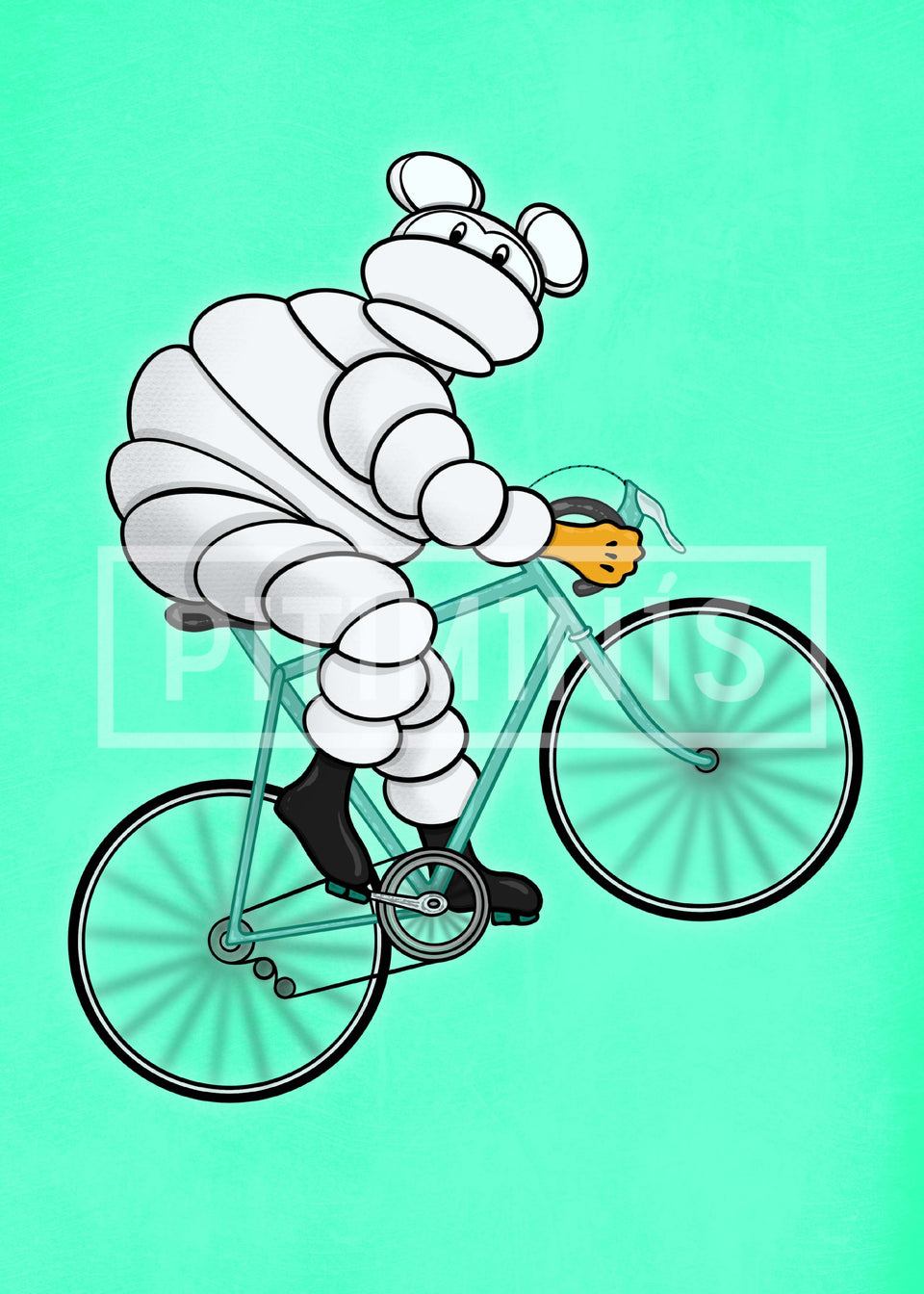 Mickelin Cyclist. Héctor Clarossi. Edición Limitada 15 Unidades.