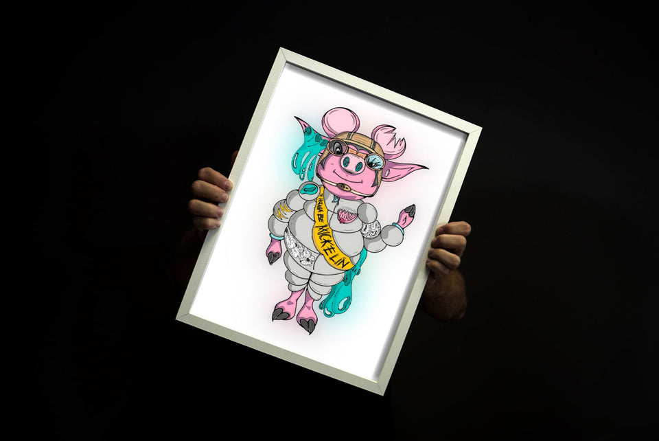 I Wanna Be Mickelin, but I a m Flying Babe. Héctor Clarossi. Edición Limitada 25 Unidades.