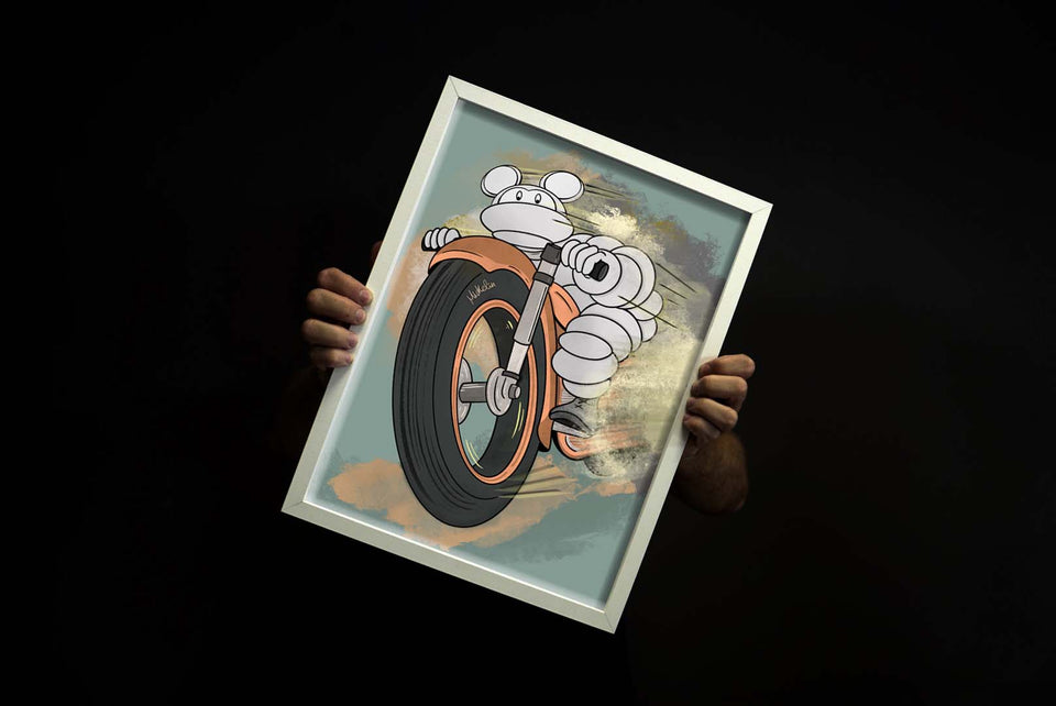 Mickelin Biker. Héctor Clarossi. Edición Limitada 15 Unidades