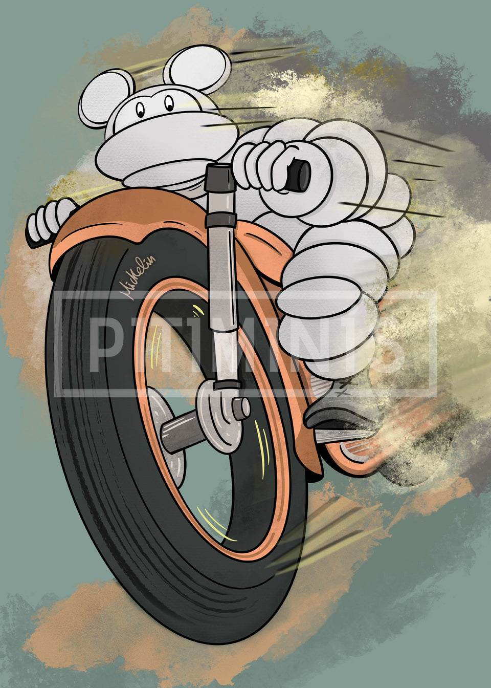 Mickelin Biker. Héctor Clarossi. Edición Limitada 15 Unidades