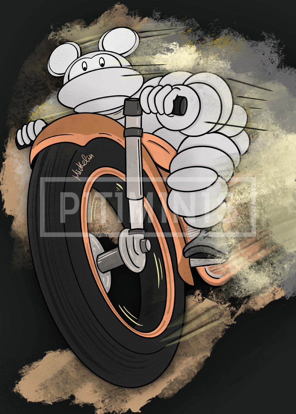 Mickelin Biker. Héctor Clarossi. Edición Limitada 15 Unidades