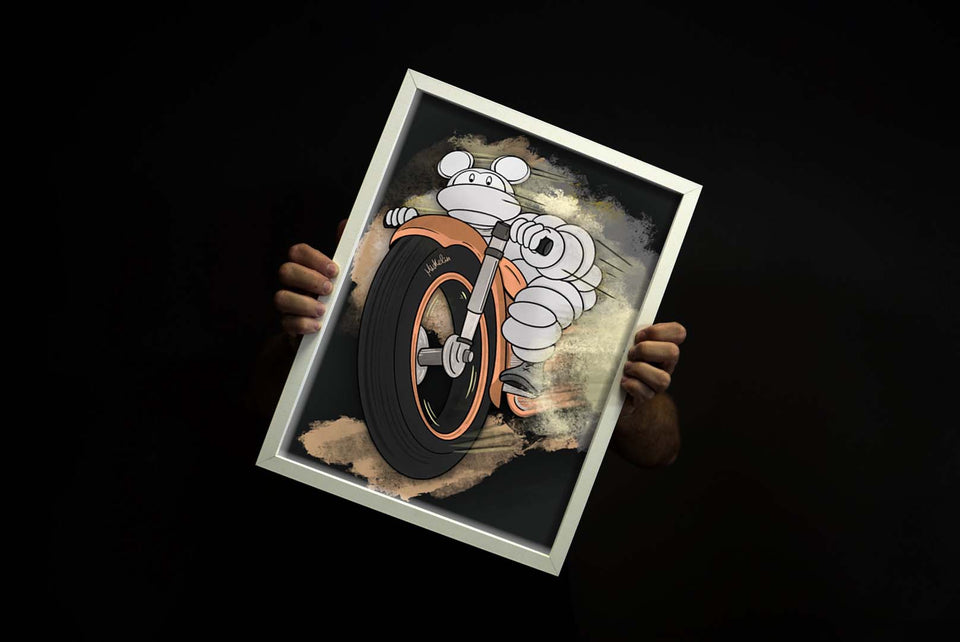 Mickelin Biker. Héctor Clarossi. Edición Limitada 15 Unidades