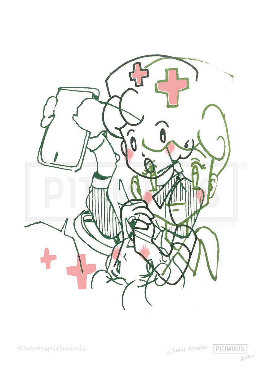 Judas Arrieta Print Benéfico Covid-19 - Pitiminís