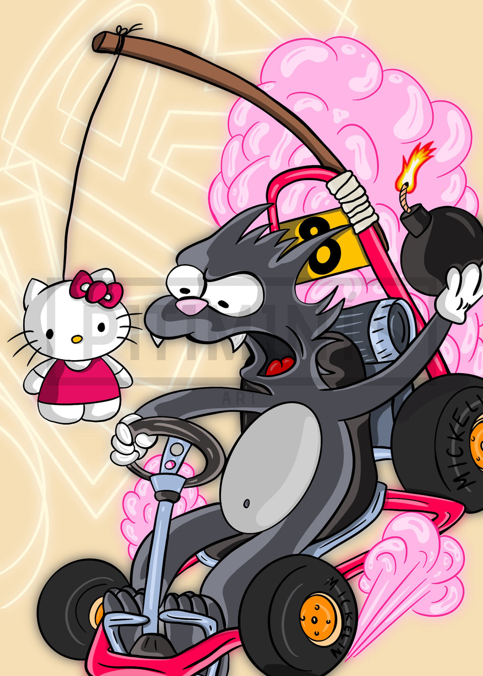 Rasca Kart. Héctor Clarossi. Edición Limitada 20 Unidades - Pitiminís